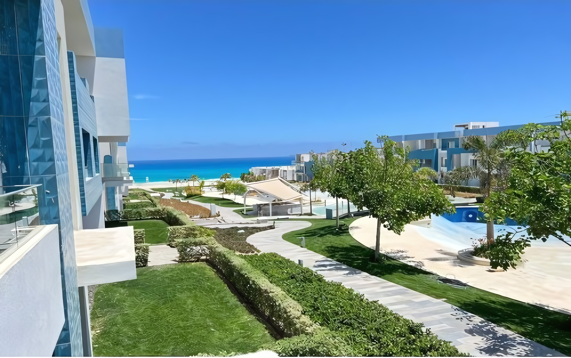 2 bedroom in fouka bay Sea & pool view — photo 4