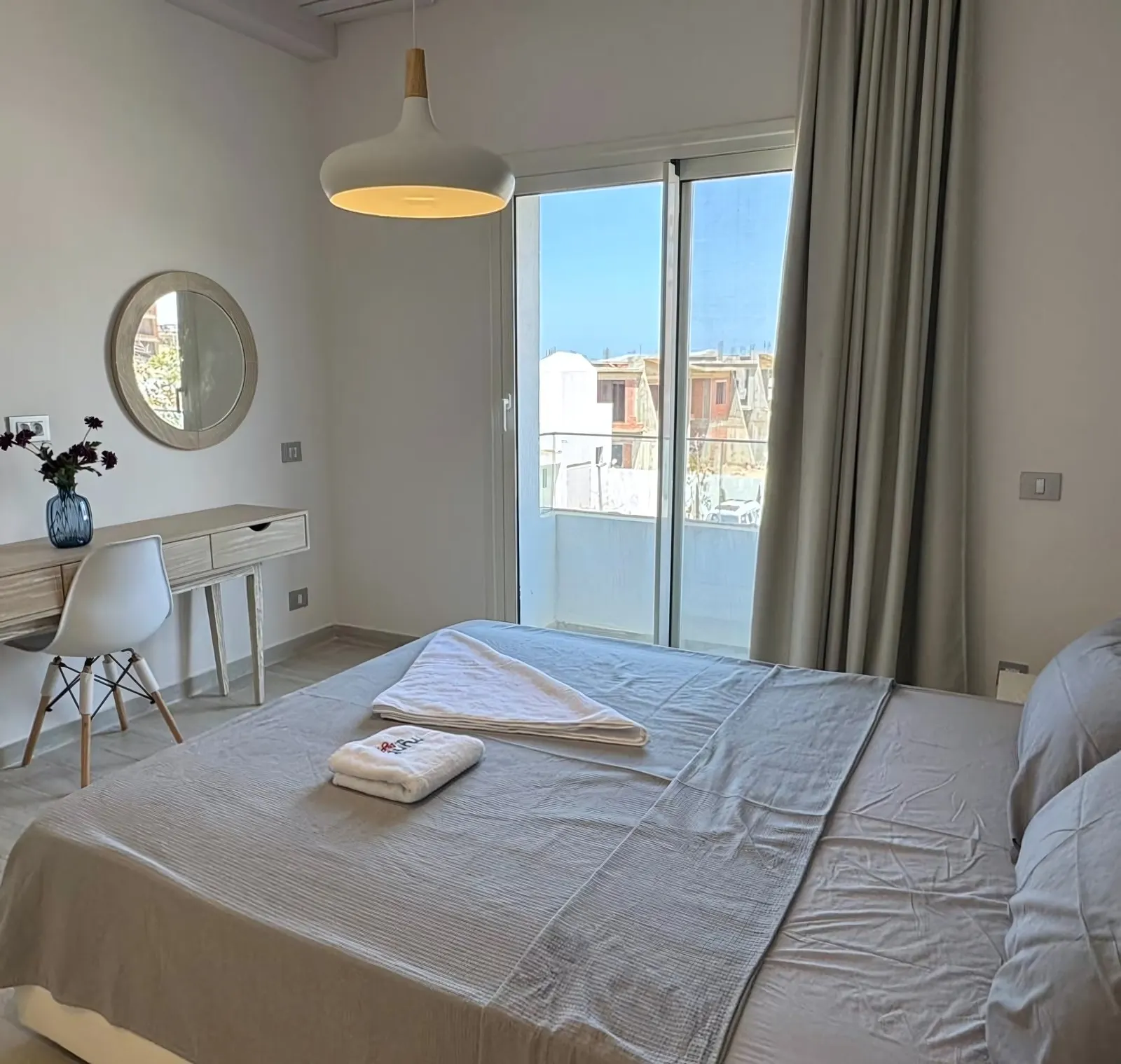 Chic 2BR Serviced Apartment in Fouka Bay | Front Row Sea View Retreat