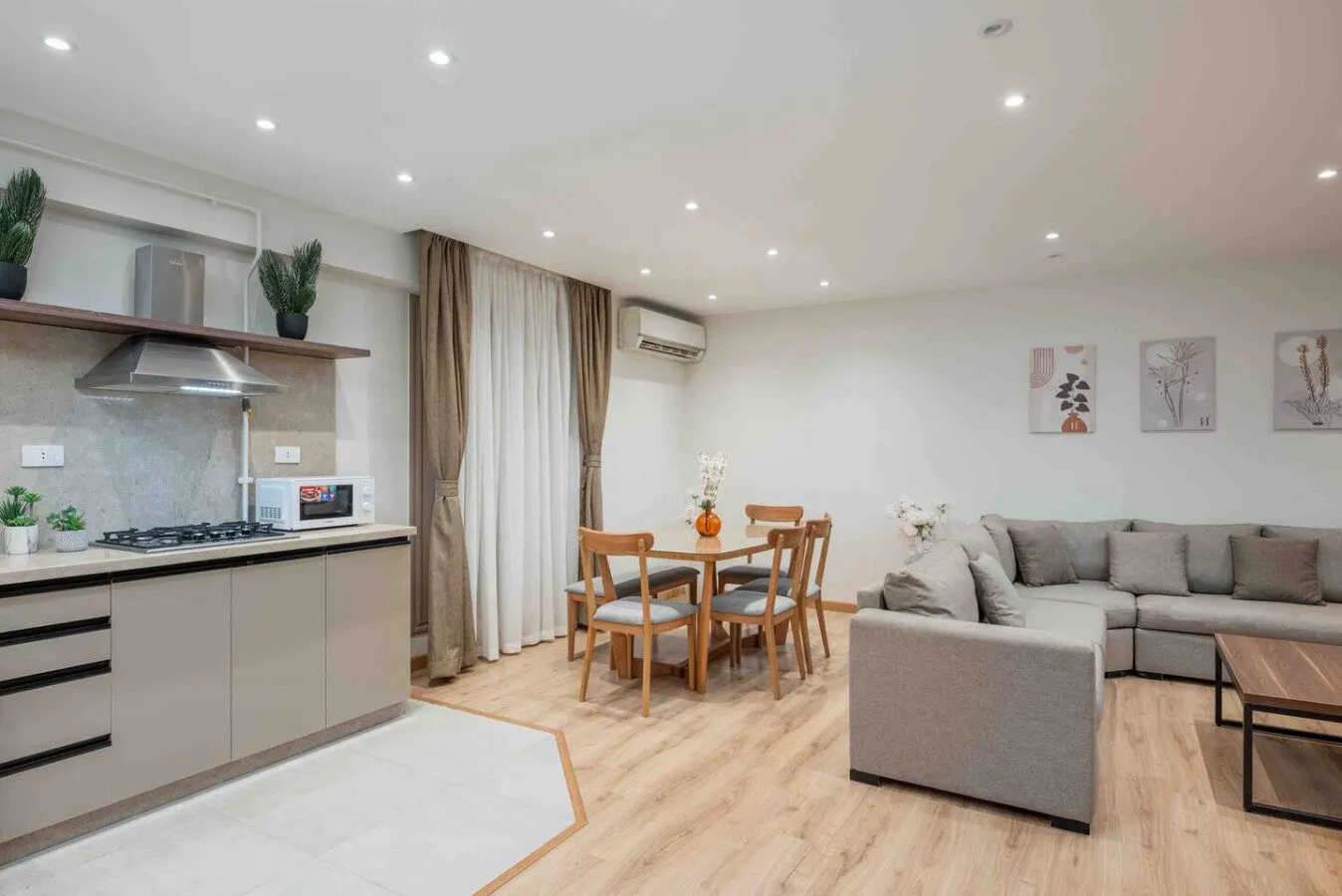 Nasr City Family 3-Bedroom with Open-Plan Living and Dining