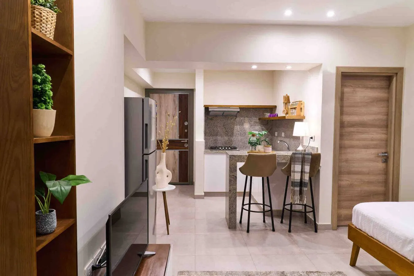 Nasr City Studio with Granite Breakfast Bar and Twin Beds