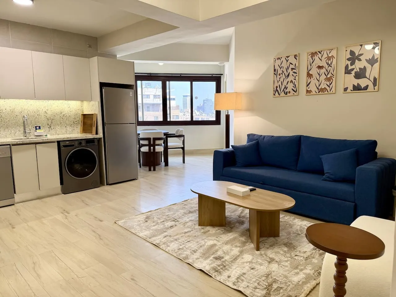 City-View One-Bedroom with Sofa Bed