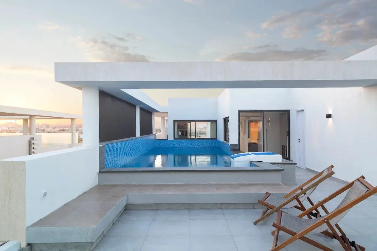 New Cairo 4BR Penthouse with Private Pool