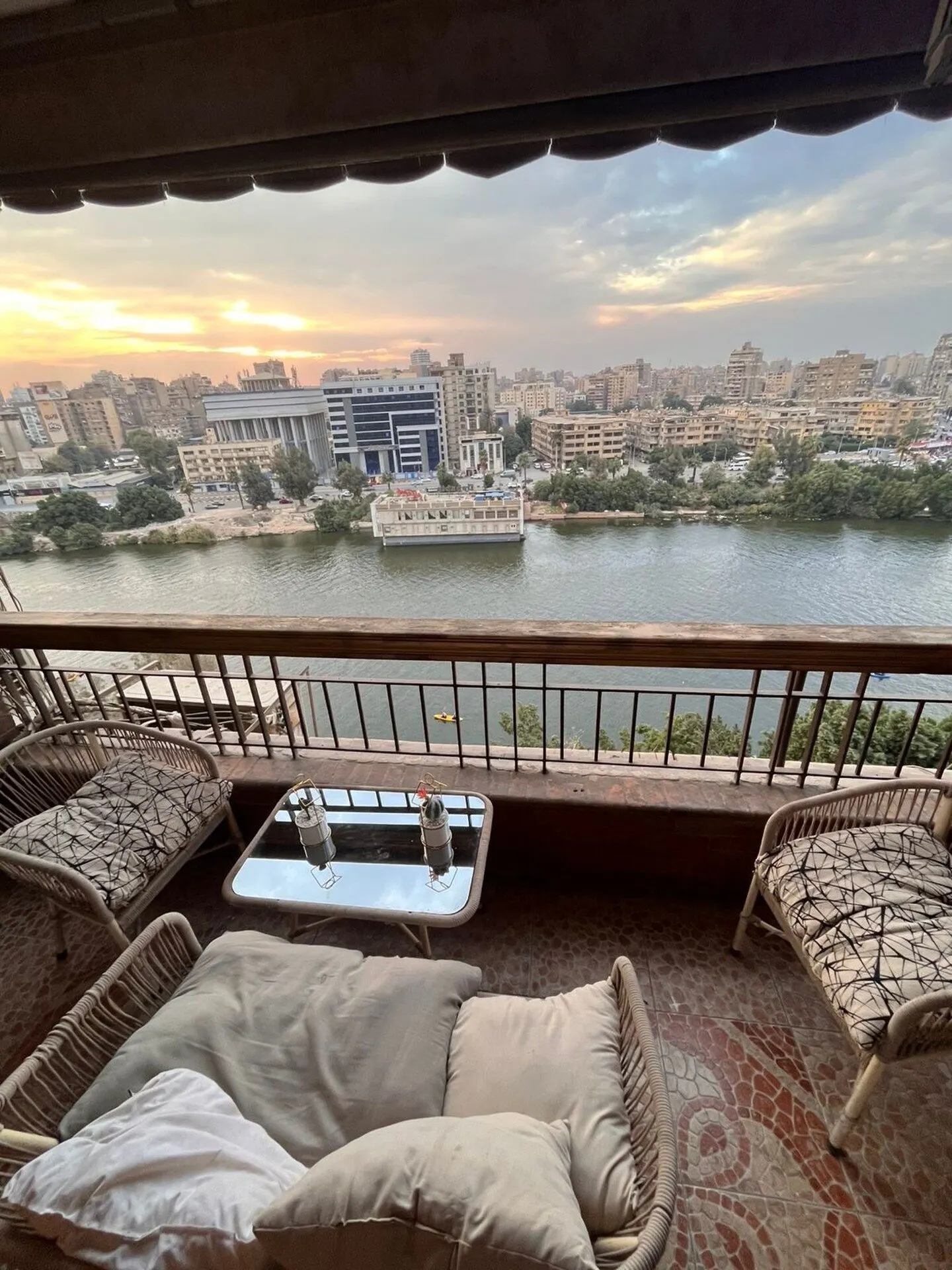 The Nile Sunroom Residence — 3-Bedroom, Zamalek