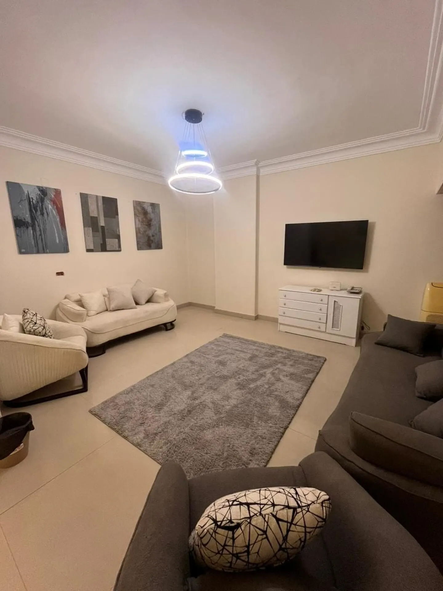 Oak Kitchen & Parquet Flat — 3-Bedroom, Zamalek