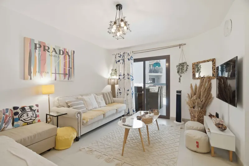 Sunlit 1BR Chalet – Pool View – Marassi
