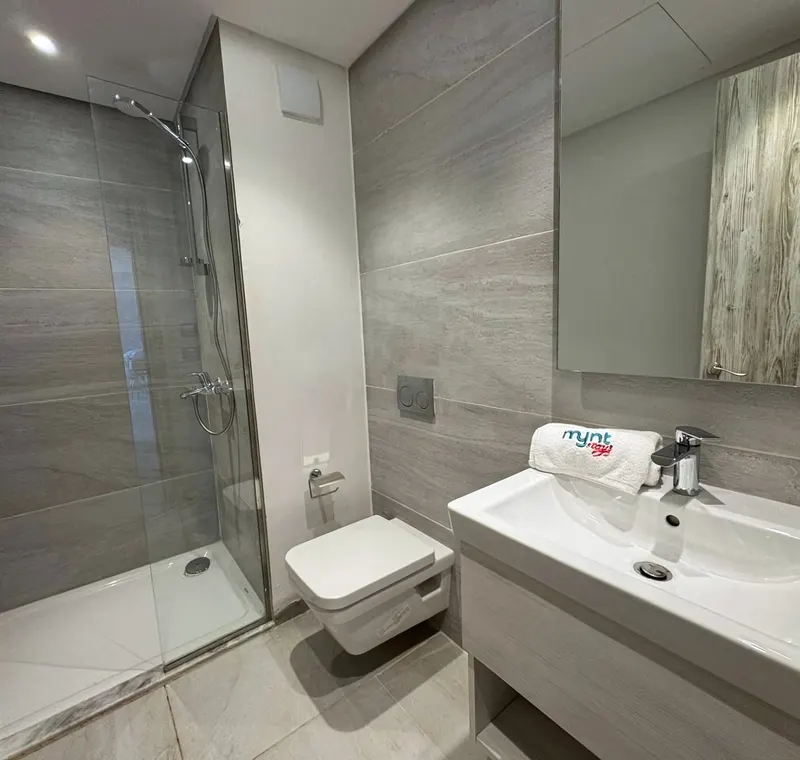 Chic 2BR Serviced Apartment in Fouka Bay | Front Row Sea View Retreat, photo 6