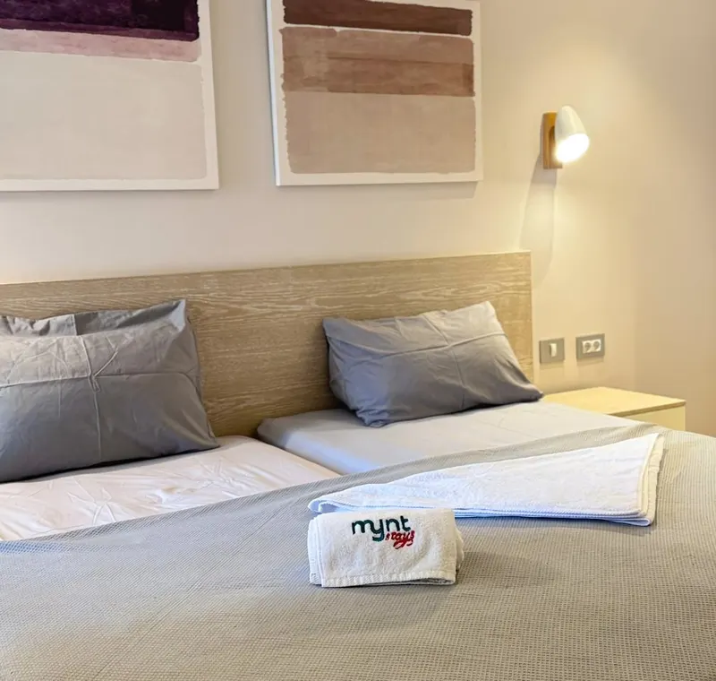 Chic 2BR Serviced Apartment in Fouka Bay | Front Row Sea View Retreat, photo 7