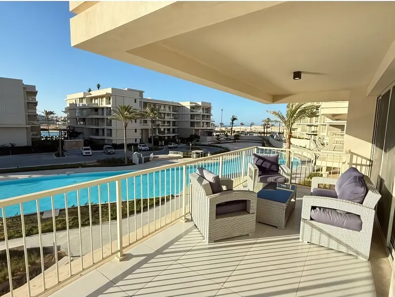 Chalet 3BR Lagoon View Marassi North Coast