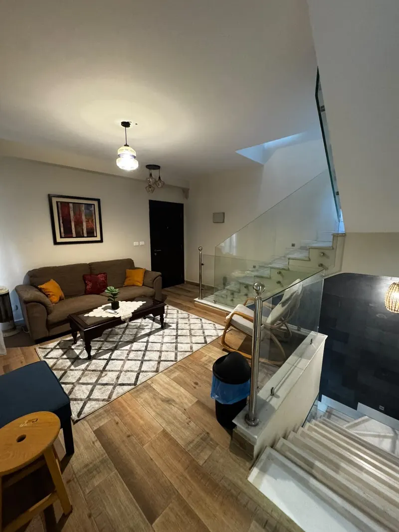 Patterned Tiles and Roof Terrace — 3-Bedroom Triplex, New Cairo, photo 4