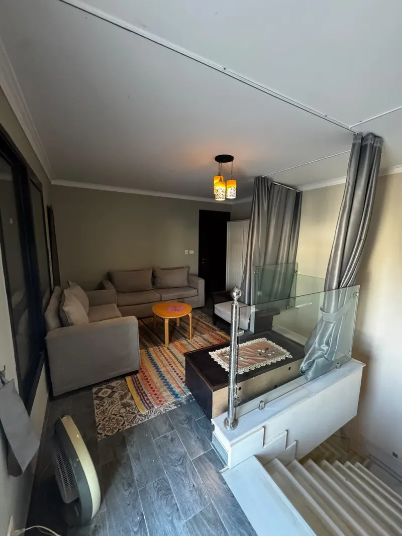 Patterned Tiles and Roof Terrace — 3-Bedroom Triplex, New Cairo, photo 5