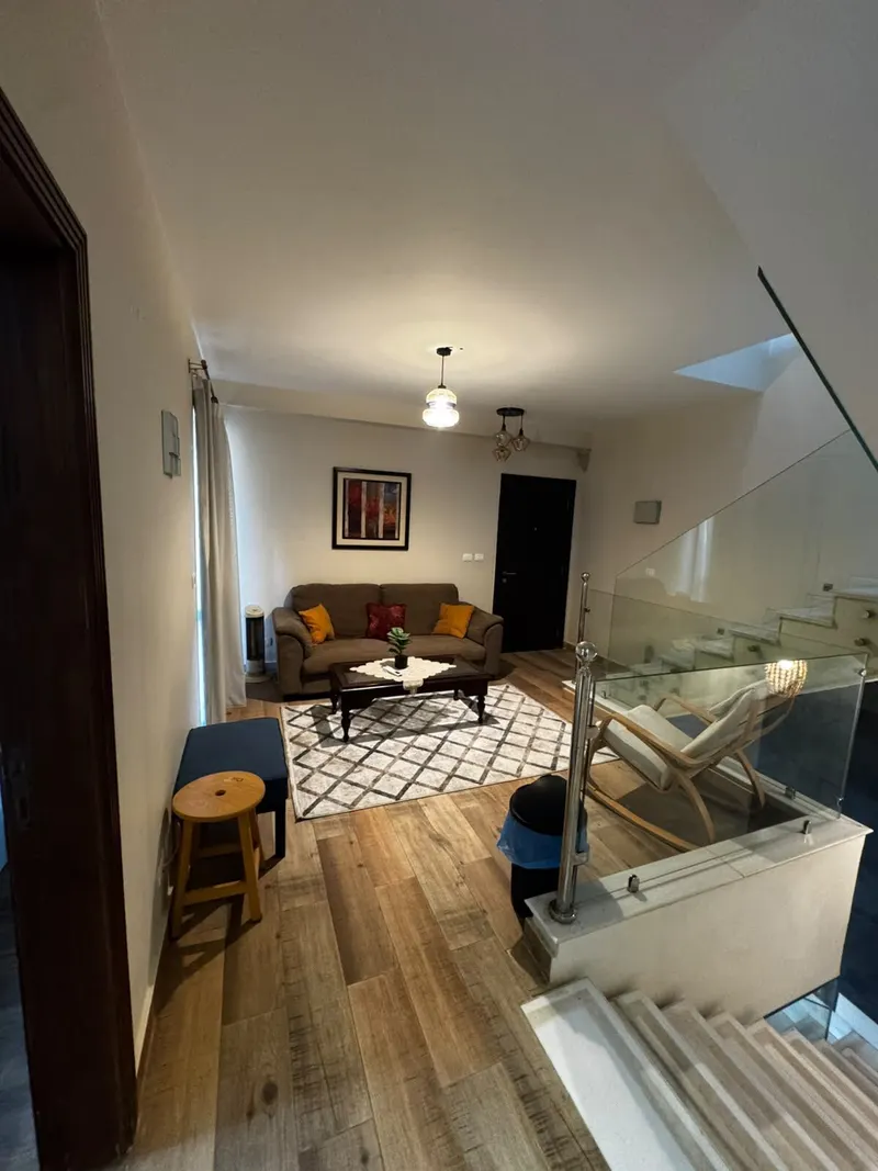 Patterned Tiles and Roof Terrace — 3-Bedroom Triplex, New Cairo, photo 6
