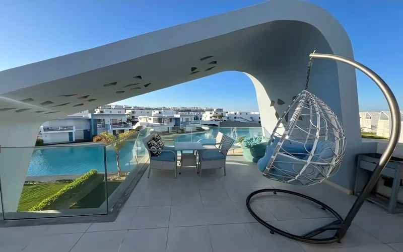 amazing fouka bay 3 bedroom view lagoon
