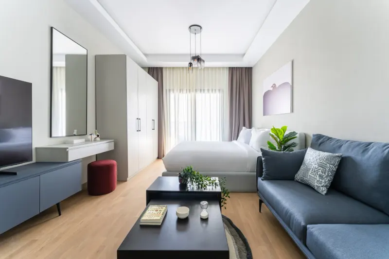 Sh.Zayed Aeon Towers Studio w/ Kitchen 2