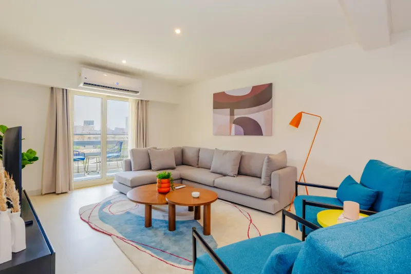 One Bedroom Apartment city view In The Center Of Zamalek