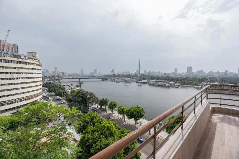 Two Bedroom Apartment Nile View Near Ramses Hilton Hotel