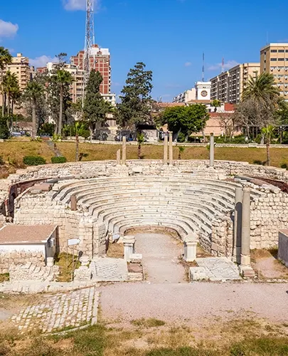 Alexandria’s Roman Ruins & Fortress