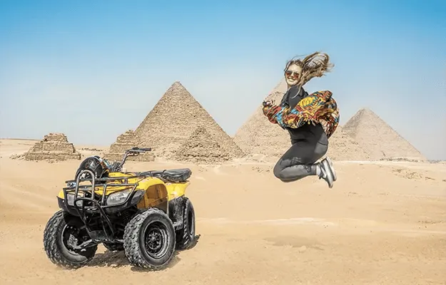 Quad Biking Outside Pyramid Area — 2