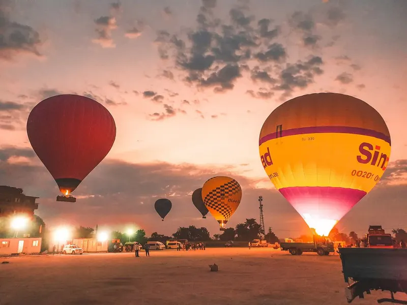 Magical Hot air balloon Ride in Luxor at Sunrise