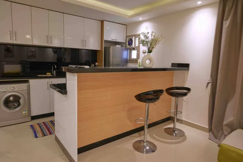 Nasr City 1-Bedroom with Lime Sofa and Gloss-White Kitchen, photo 5