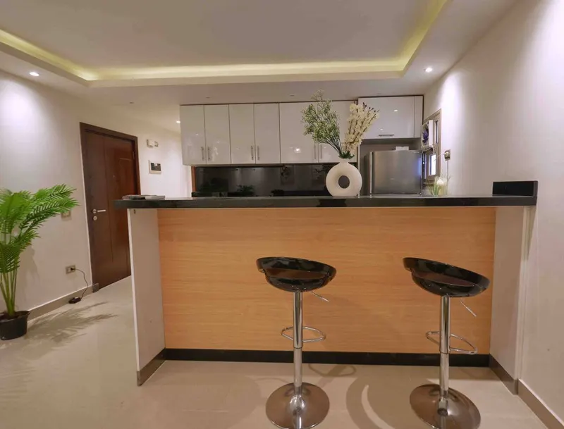 Nasr City 1-Bedroom with Lime Sofa and Gloss-White Kitchen, photo 6