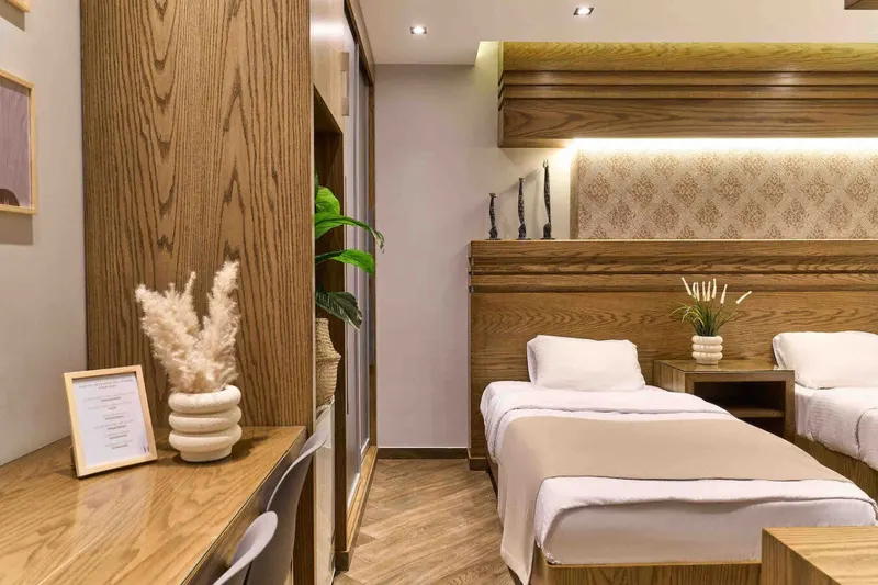 Nasr City Twin-Bed Studio with Rain Shower and Work Desk, photo 2