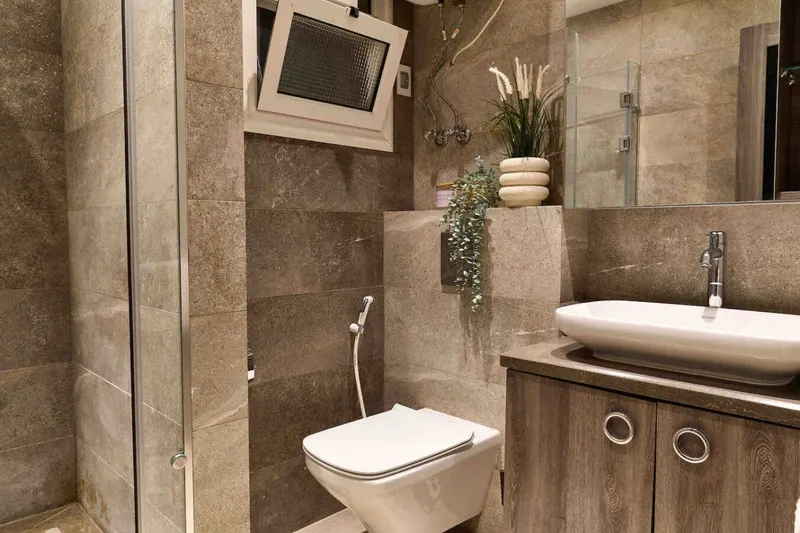 Nasr City Twin-Bed Studio with Rain Shower and Work Desk, photo 6