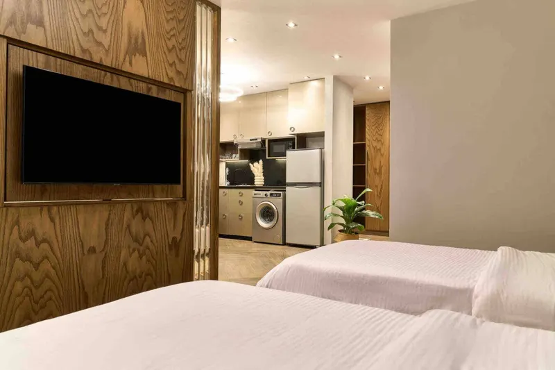 Spacious Nasr City Studio with Herringbone Floors, Abbas El Akkad, photo 2