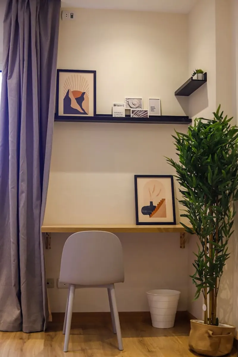 Nasr City Studio with Double Bed, Desk Nook and Glass Shower, photo 8