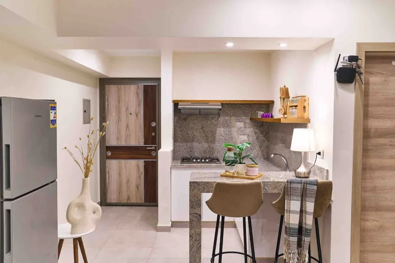 Nasr City Studio with Granite Breakfast Bar and Twin Beds, photo 2