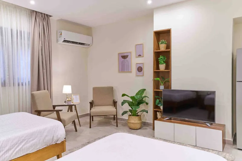 Nasr City Studio with Granite Breakfast Bar and Twin Beds, photo 4