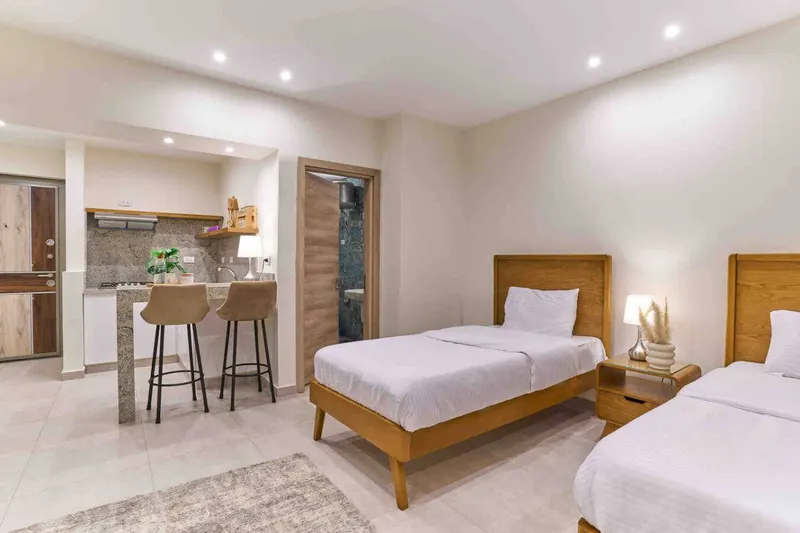 Nasr City Studio with Granite Breakfast Bar and Twin Beds, photo 8