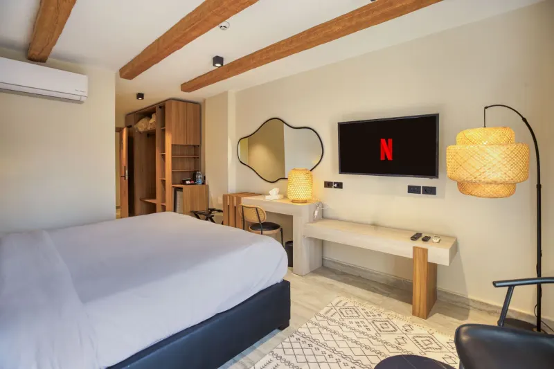 Deluxe King Room with Pyramids View — La Boutique Hotel, photo 6