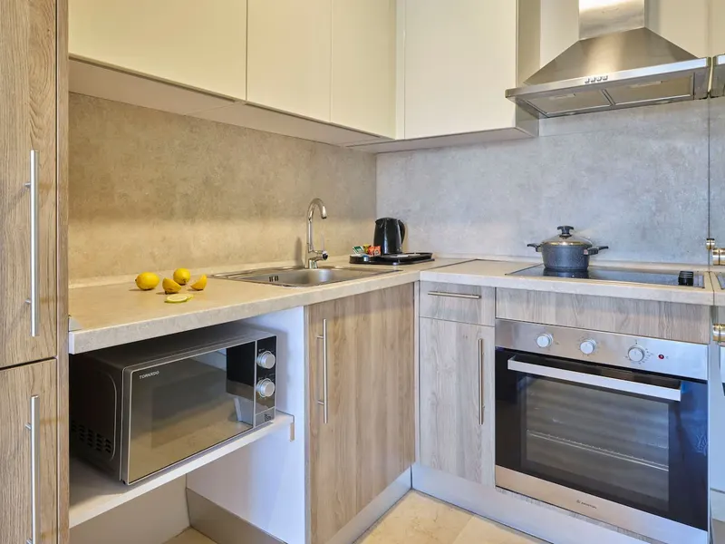 Boutique Two-Bedroom with Balcony and Full Kitchen, photo 4