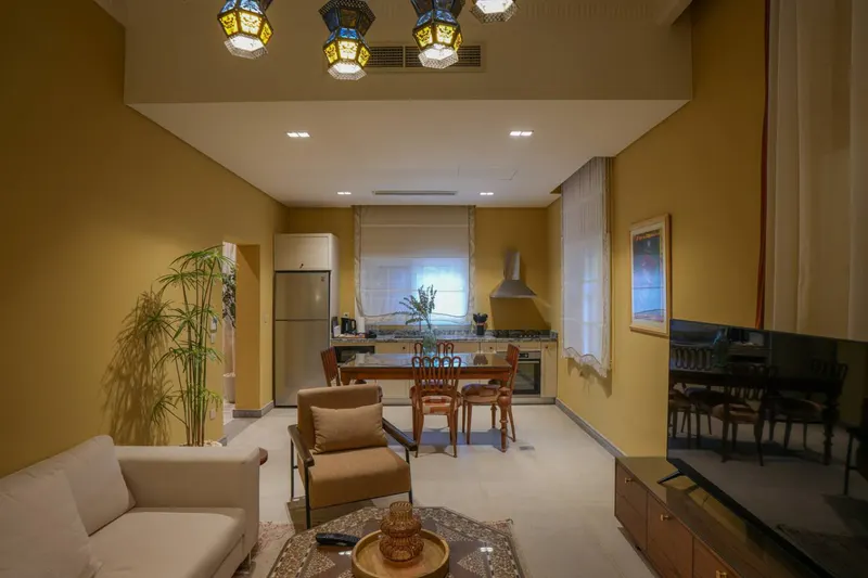 Bright One-Bedroom with King Bed and Terrace Access
