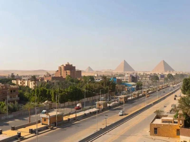 Deluxe Suite with Pyramids View — Mazar Pyramids Hotel, photo 3