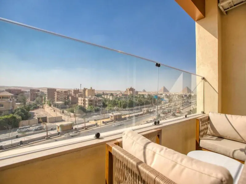 Deluxe Triple Room with Pyramids View — Mazar Pyramids Hotel, photo 4