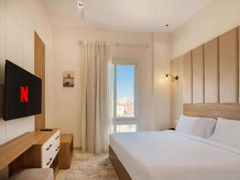 King Room with Pyramids View — Mazar Pyramids Hotel, photo 6