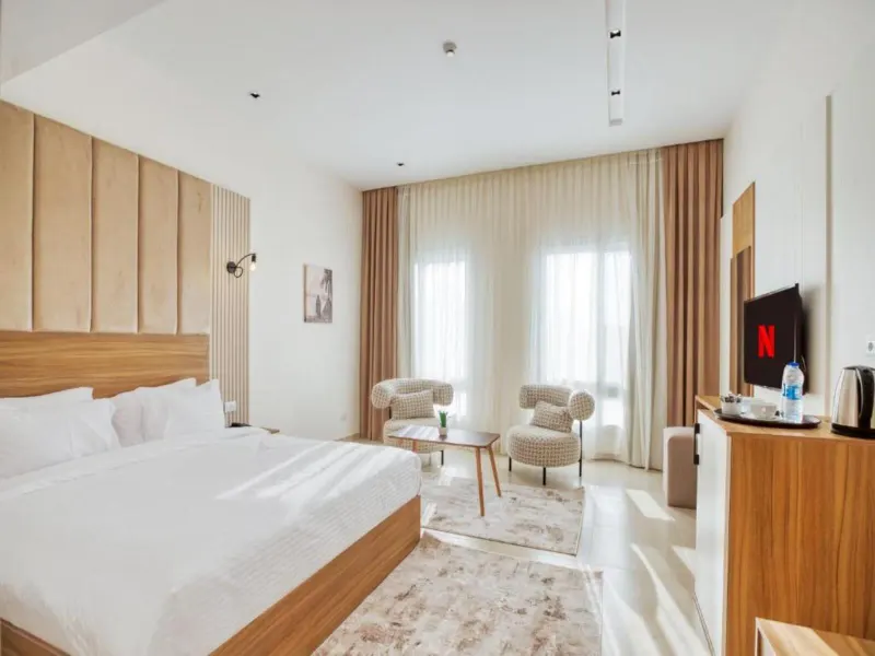 Standard Suite with Pyramids View — Mazar Pyramids Hotel, photo 5