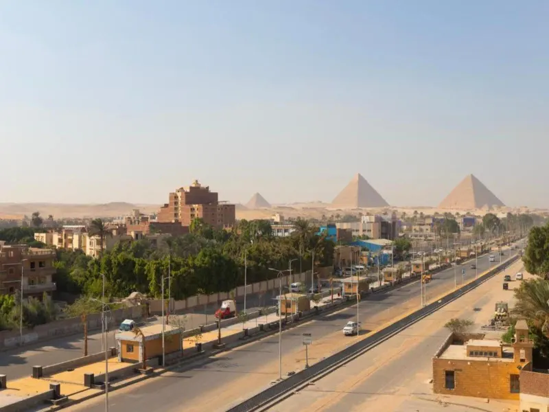 Twin Room with Terrace — Mazar Pyramids Hotel, photo 2