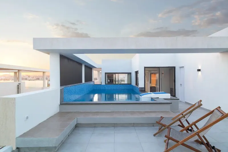 New Cairo 4BR Penthouse with Private Pool