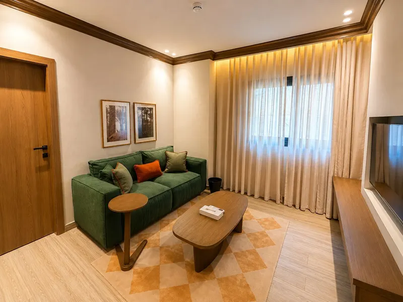 Deluxe One-Bedroom Apartment, Double Bed — NOMA New Cairo, photo 4