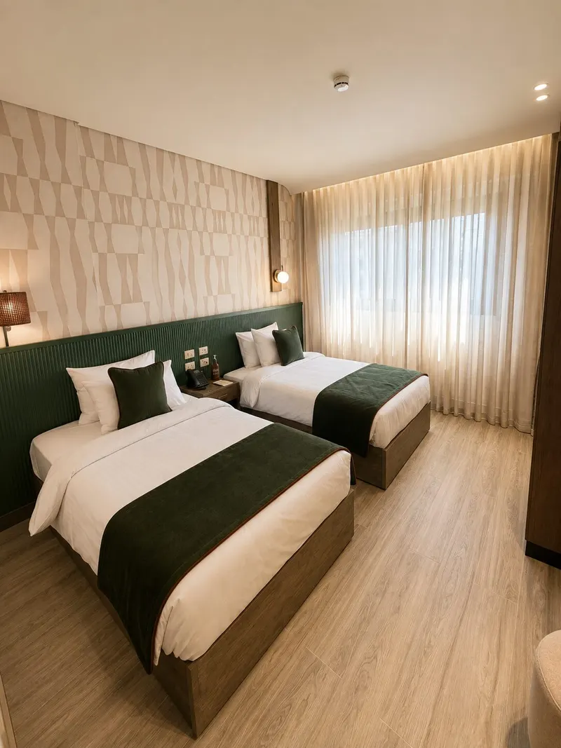 Deluxe One-Bedroom Apartment, Twin Beds — NOMA New Cairo, photo 2