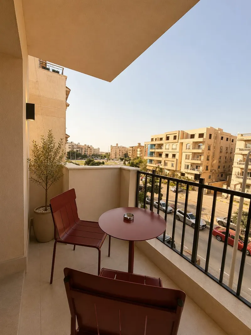 One-Bedroom Apartment with Balcony, Double Bed — NOMA New Cairo, photo 2