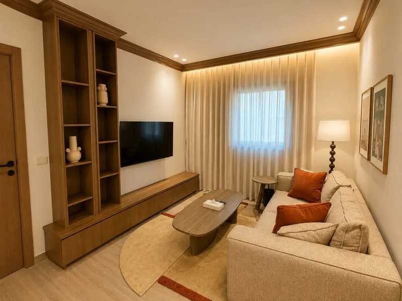 One-Bedroom Apartment with Balcony, Double Bed — NOMA New Cairo, photo 6