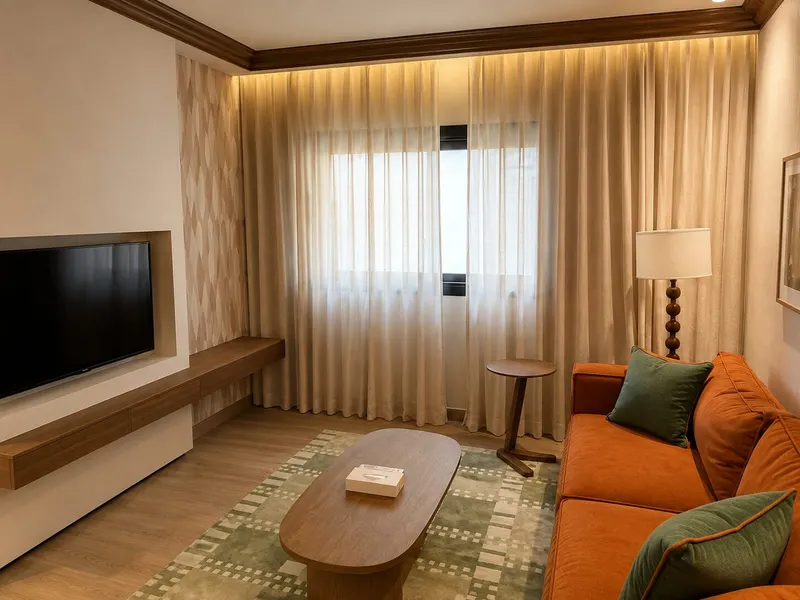 One-Bedroom Apartment with Balcony, Twin Beds — NOMA New Cairo, photo 3