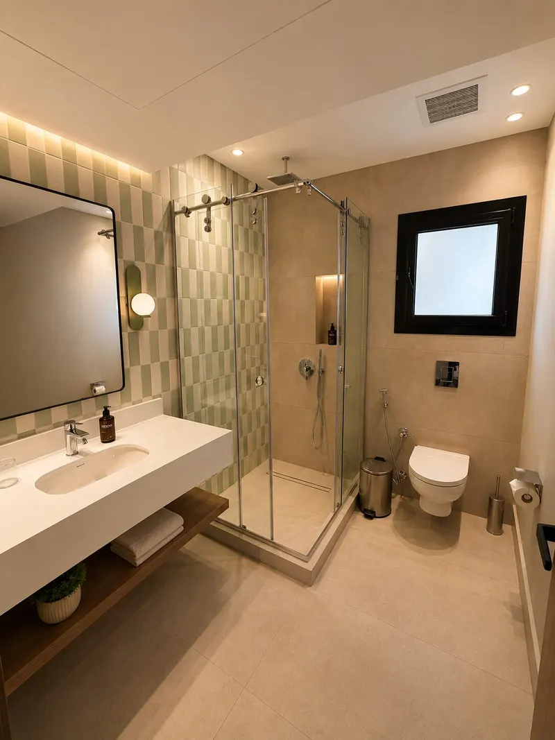 One-Bedroom Apartment with Balcony, Twin Beds — NOMA New Cairo, photo 6