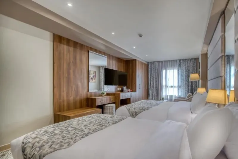 Family Room with Pyramids View — Nozol Pyramids Hotel & Spa, photo 2