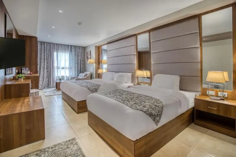 Family Room with Pyramids View — Nozol Pyramids Hotel & Spa