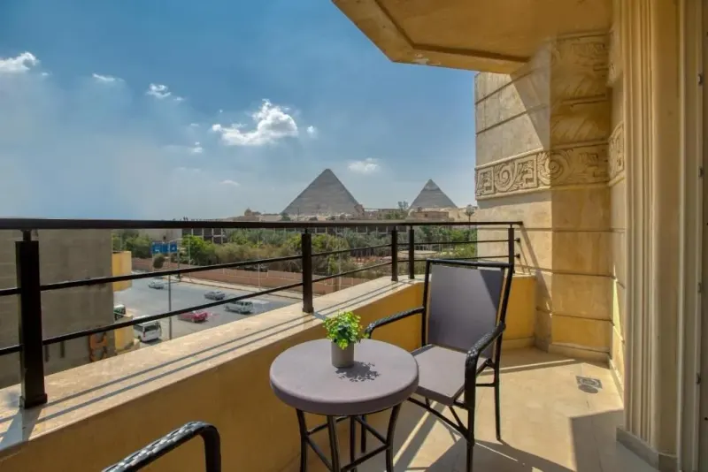 King Room with Pyramids View — Nozol Pyramids Hotel & Spa, photo 6