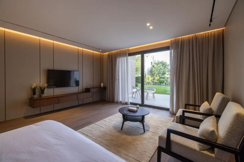 Studio with Pool Access & Serene Garden View - GF